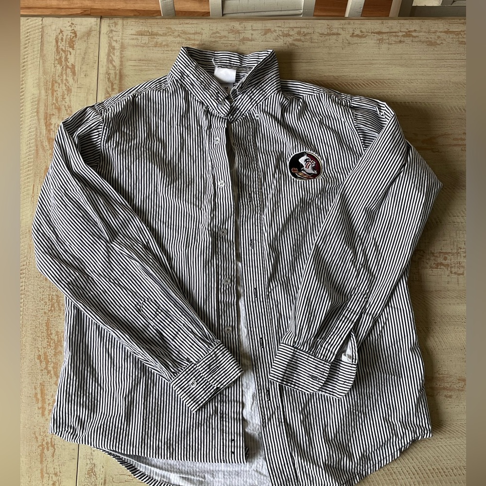 FSU button down Size M